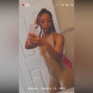 Nude Halter Jumpsuit